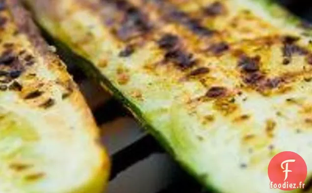 Courge D'Été Et Oignons Grillés