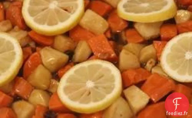 Casserole de pommes et d'igname