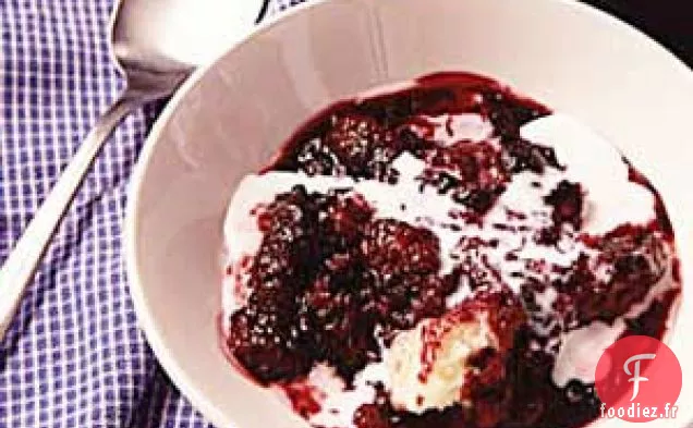 Dumplings Aux Framboises Noires