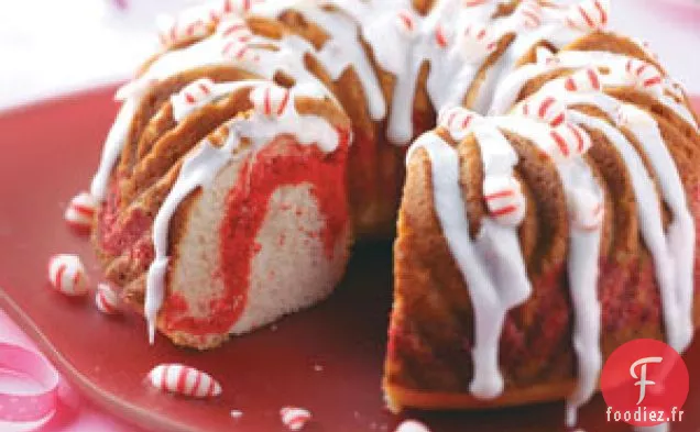 Gâteau au ruban à la menthe poivrée