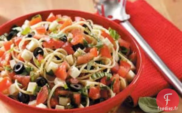 Spaghetti aux tomates fraîches