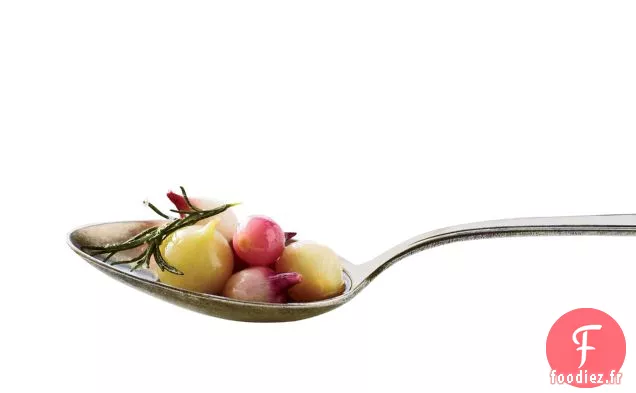 Oignons Sauvages Marinés au Miel et au Romarin Sauvage