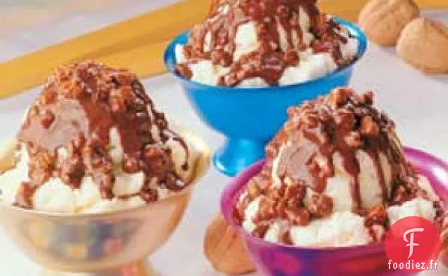 Sauce croquante au chocolat