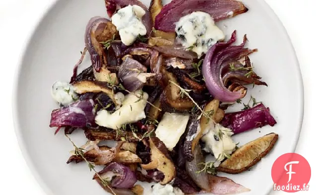 Gorgonzola - Champignons et Oignons Rôtis