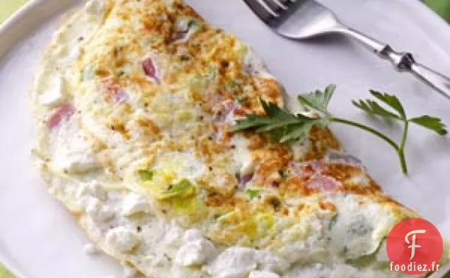 Omelette Au Chèvre Et Jambon