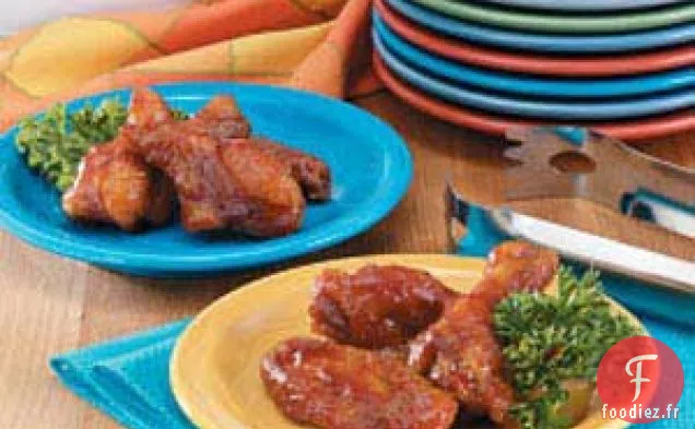 Ailes au gingembre et à l'orange