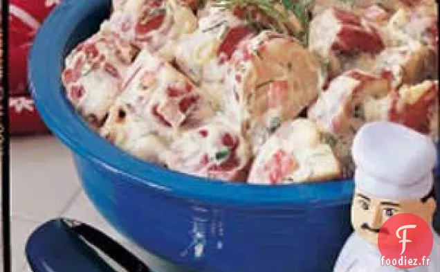 Salade tiède de pommes de terre à la moutarde