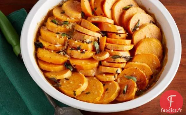 Casserole de patates douces épicée