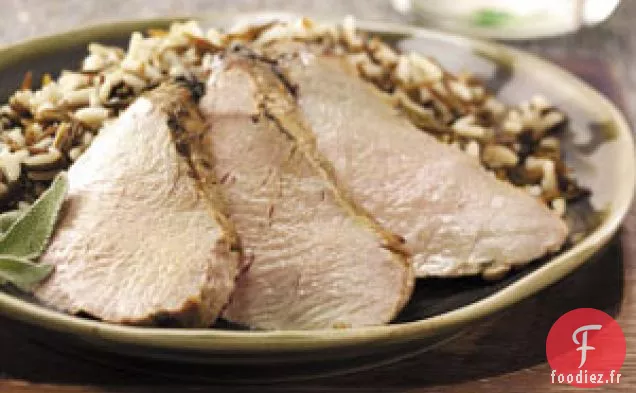 Filet de porc grillé aux herbes