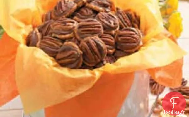 Bonbons au caramel et aux pacanes