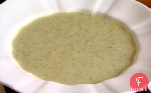 Soupe bleue au stilton