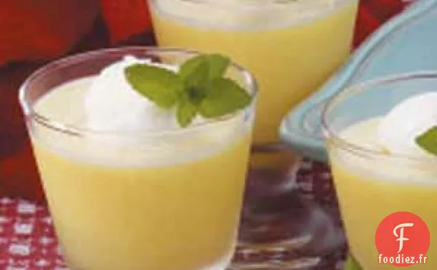 Coupes de pudding au citron