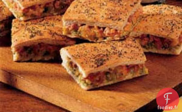 Pain au jambon et au fromage