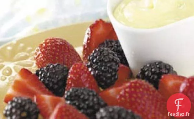 Trempette simple aux fruits et au citron