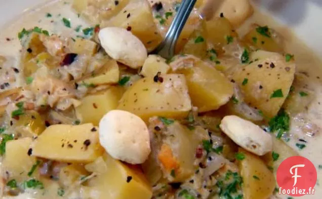 Chaudrée de palourdes de la Nouvelle-Angleterre