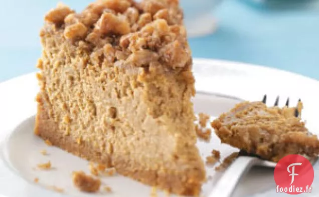 Cheesecake à la citrouille et aux noix