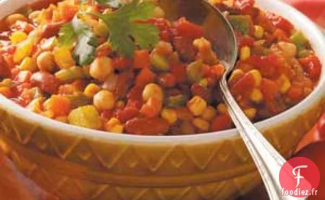 Casserole de haricots végétariens
