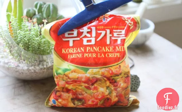 Crêpe à l'oignon vert (pa-jeon)