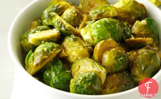 Choux de Bruxelles au beurre citronné