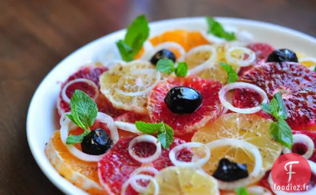 Salade D'Agrumes Et D'Oignons
