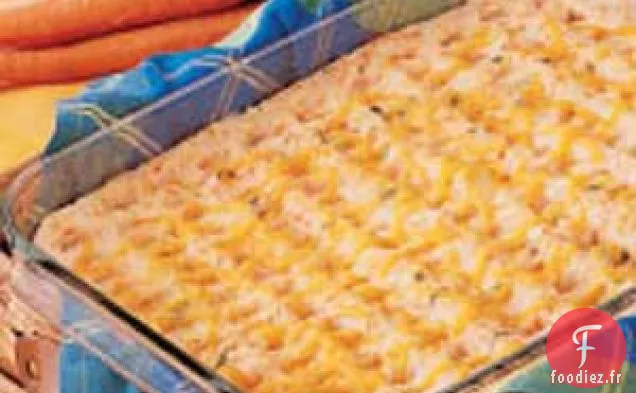 Purée de pommes de terre dorée