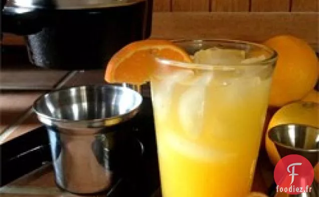 Coup de coeur orange ! Cocktail d'orange fraîchement pressée et de vodka