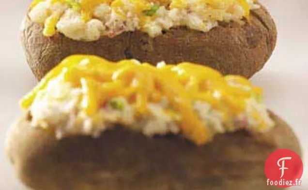 Pommes de terre farcies au bacon et au cheddar
