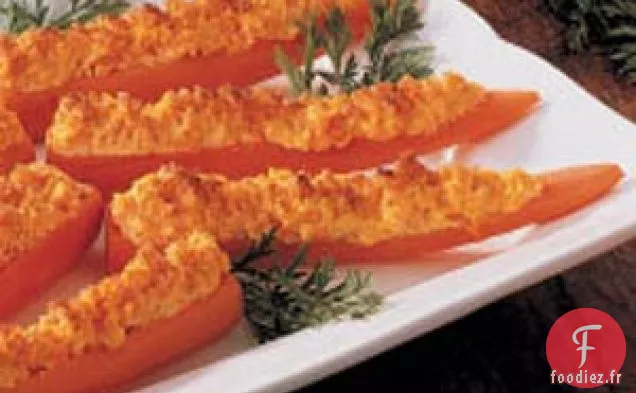 Carottes farcies au four