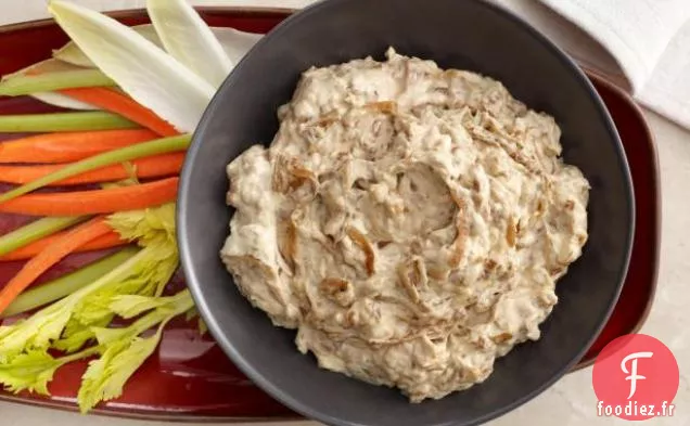 Trempette à l'oignon poêlée