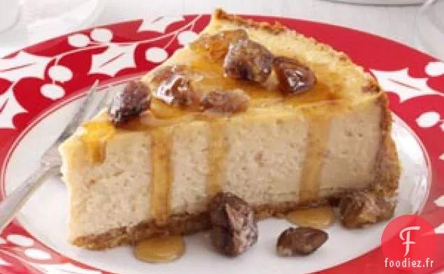 Cheesecake à l'érable et aux marrons