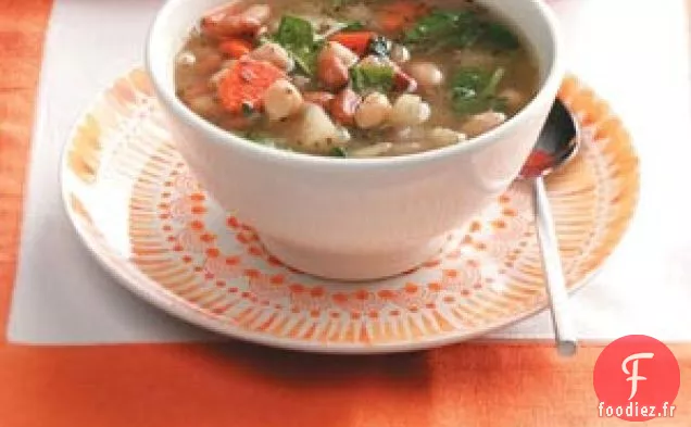 Soupe aux trois haricots