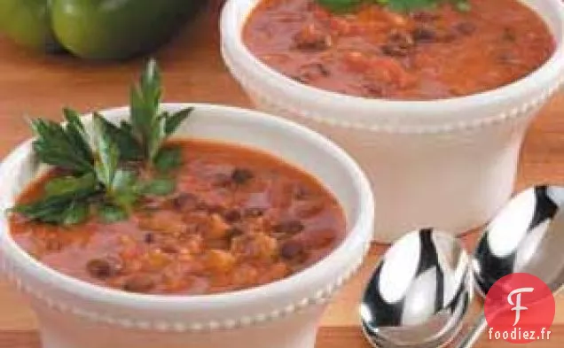 Soupe aux trois haricots
