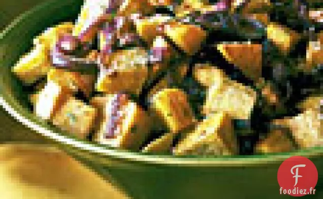Patates Douces Rôties Et Oignons Au Romarin Et Parmesan