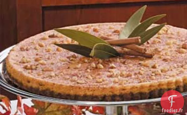 Dessert au cheesecake à la citrouille