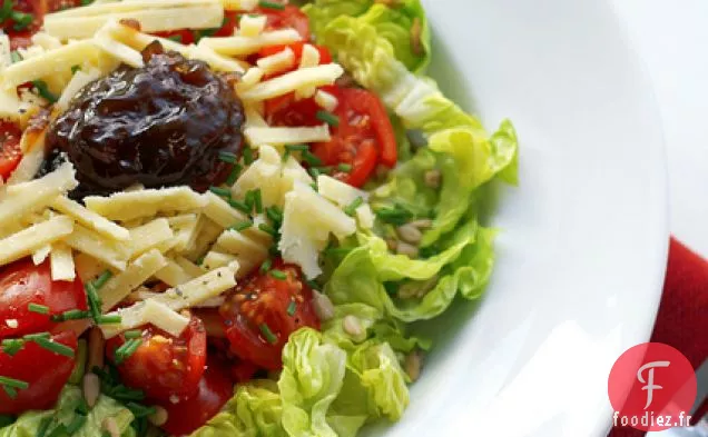 Chutney Au Fromage Cheddar, Tomates Et Oignons Caramélisés