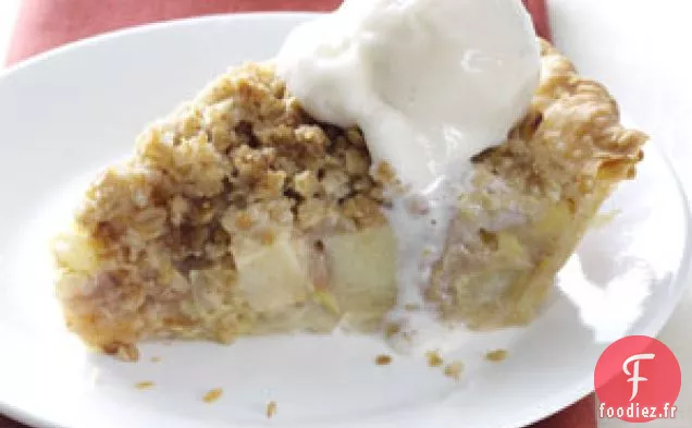 Tarte aux pommes et à l'ananas