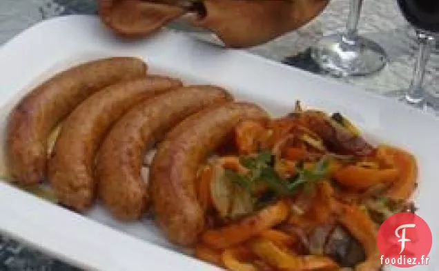 Saucisse Italienne, Poivrons et Oignons
