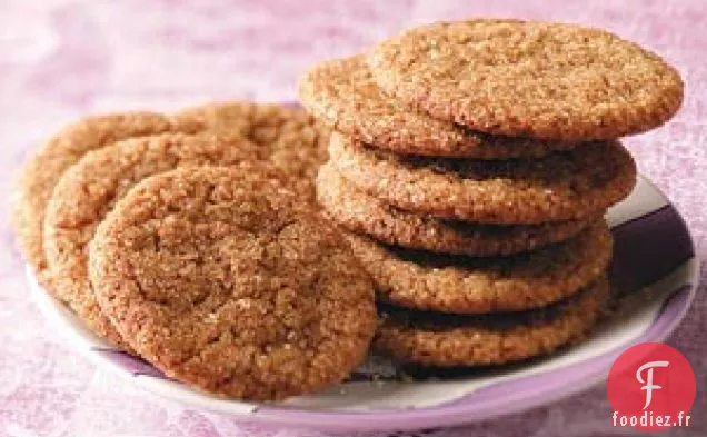 Biscuits à la mélasse et citrouille - 5 ingredients 15 minutes