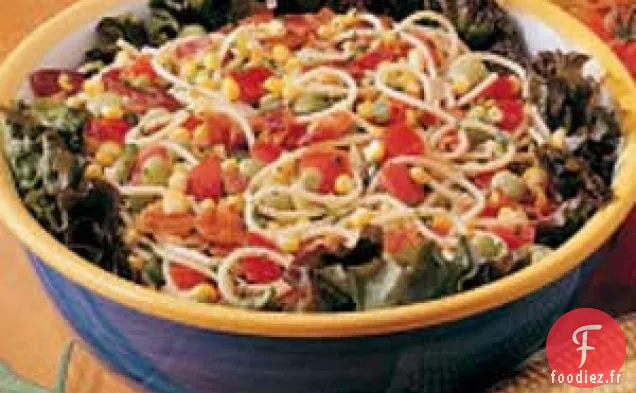 Salade de spaghetti du jardin