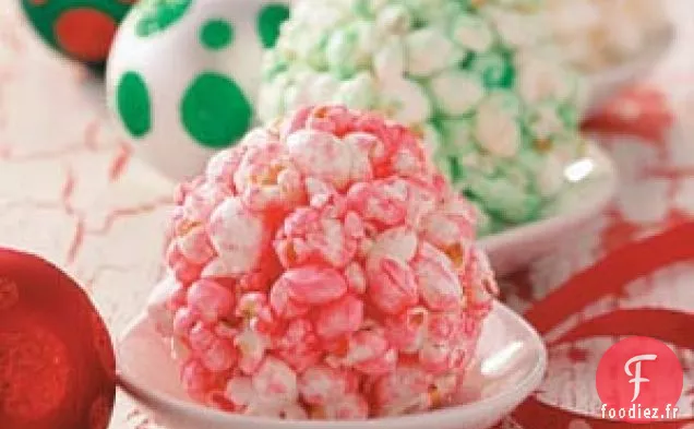 Boules de pop-corn traditionnelles