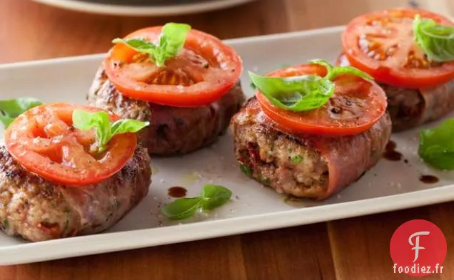 Burgers d'agneau au prosciutto