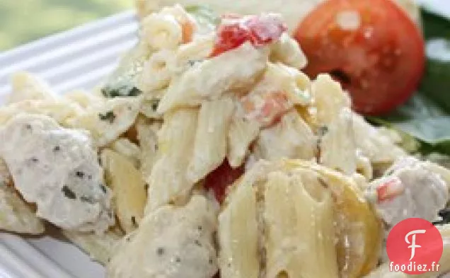 Poulet Alfredo à la courge d'été