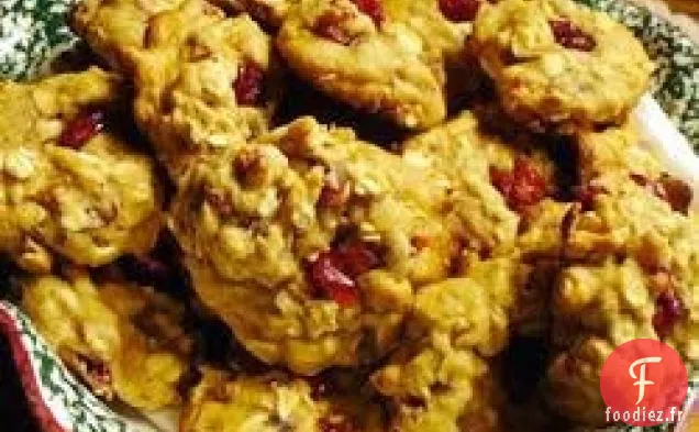 Biscuits à l'avoine et aux canneberges