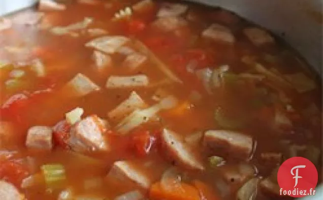 Soupe aux saucisses