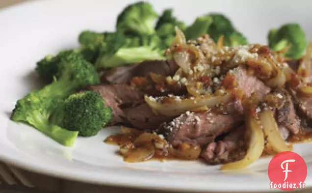 Steak à l'Ail et Oignons