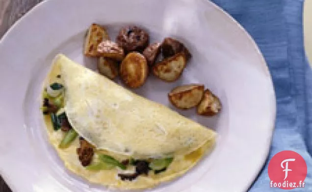 Omelette Aux Morilles Et Échalotes