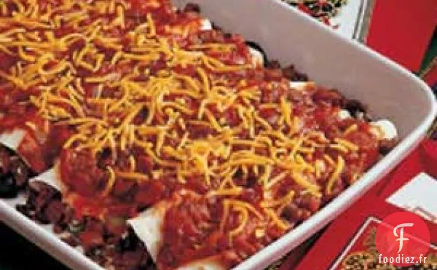 Enchiladas au bœuf et au fromage