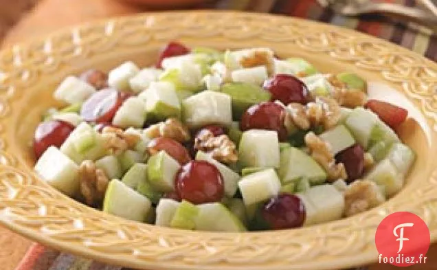 Salade de pommes et de raisins