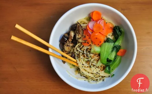 Nouilles aux Échalotes au Gingembre