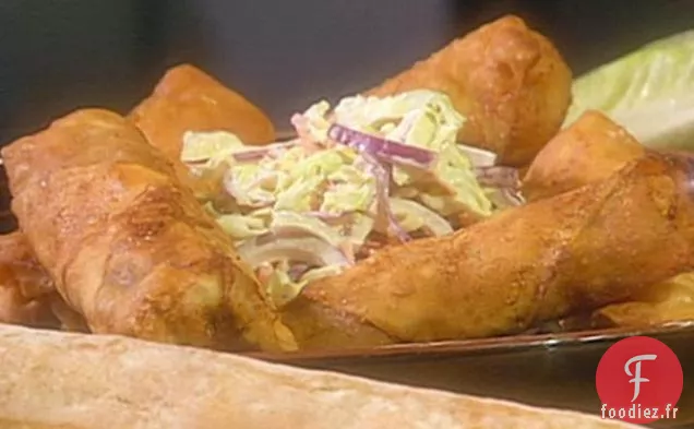 Rouleaux aux œufs de porc effiloché